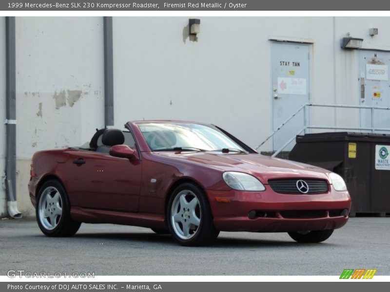 Firemist Red Metallic / Oyster 1999 Mercedes-Benz SLK 230 Kompressor Roadster