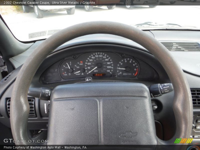 Ultra Silver Metallic / Graphite 2002 Chevrolet Cavalier Coupe