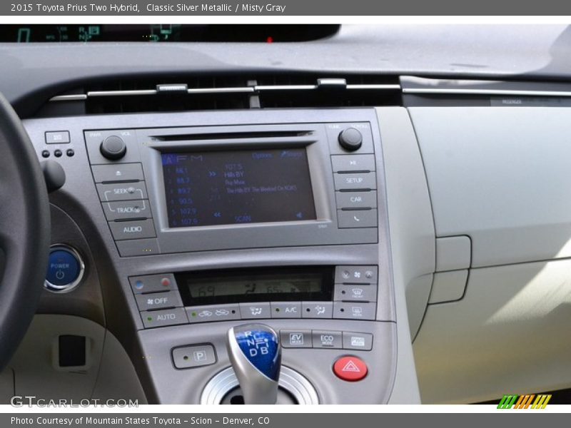 Classic Silver Metallic / Misty Gray 2015 Toyota Prius Two Hybrid