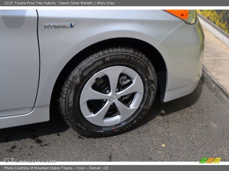 Classic Silver Metallic / Misty Gray 2015 Toyota Prius Two Hybrid