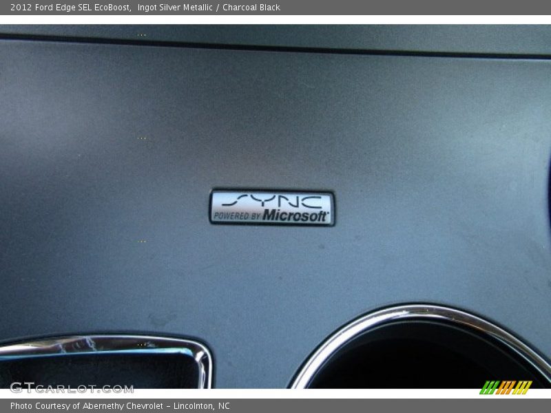 Ingot Silver Metallic / Charcoal Black 2012 Ford Edge SEL EcoBoost