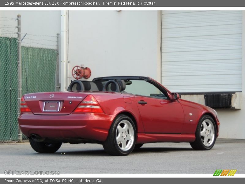 Firemist Red Metallic / Oyster 1999 Mercedes-Benz SLK 230 Kompressor Roadster