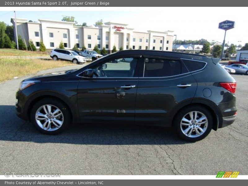 Juniper Green / Beige 2013 Hyundai Santa Fe Sport 2.0T