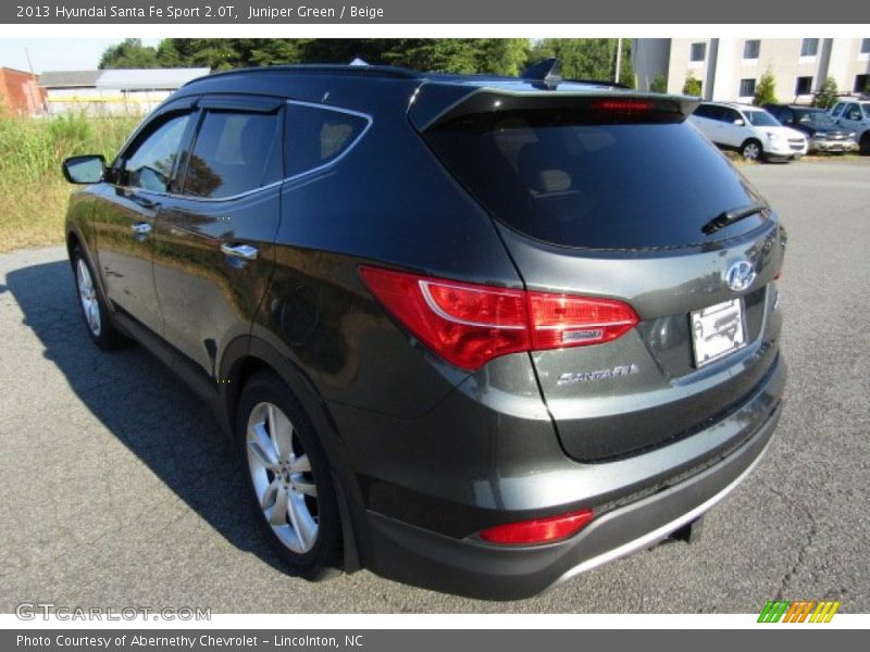 Juniper Green / Beige 2013 Hyundai Santa Fe Sport 2.0T