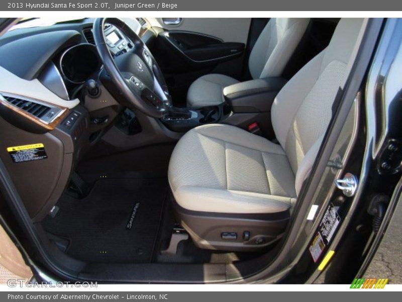Juniper Green / Beige 2013 Hyundai Santa Fe Sport 2.0T