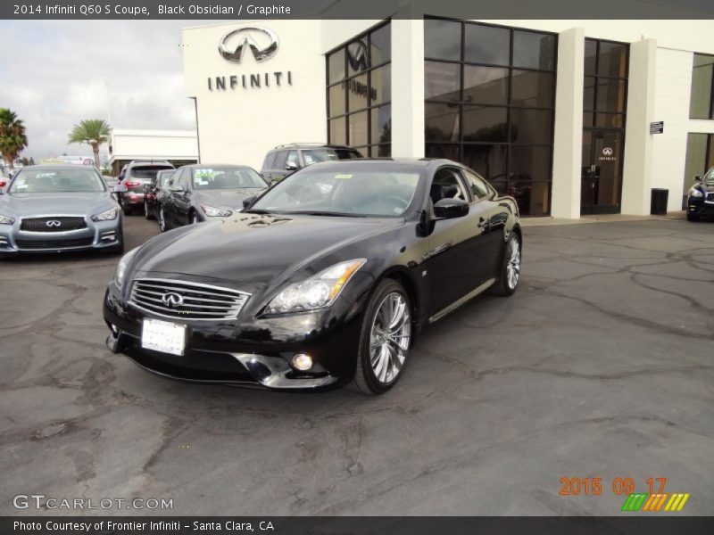Black Obsidian / Graphite 2014 Infiniti Q60 S Coupe