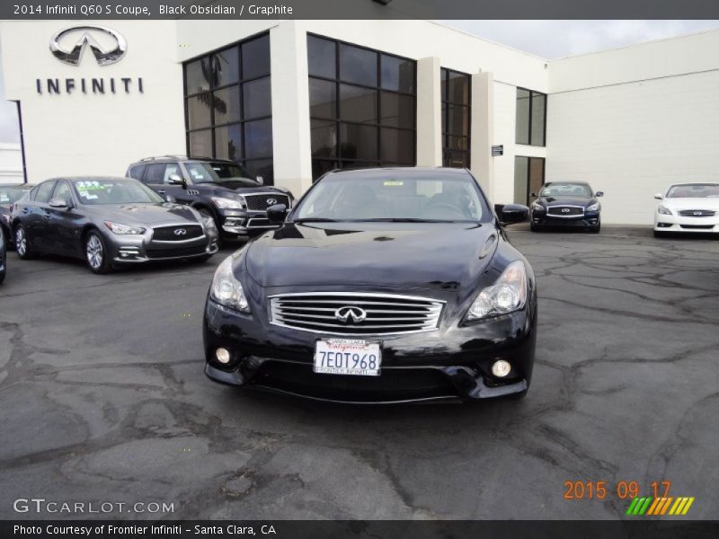 Black Obsidian / Graphite 2014 Infiniti Q60 S Coupe