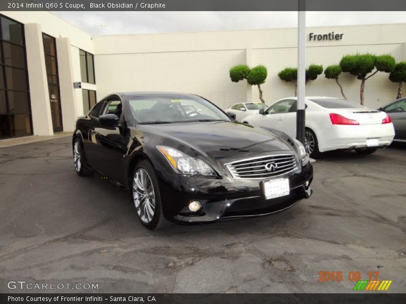 Black Obsidian / Graphite 2014 Infiniti Q60 S Coupe
