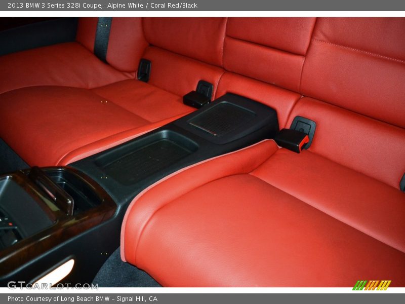 Alpine White / Coral Red/Black 2013 BMW 3 Series 328i Coupe