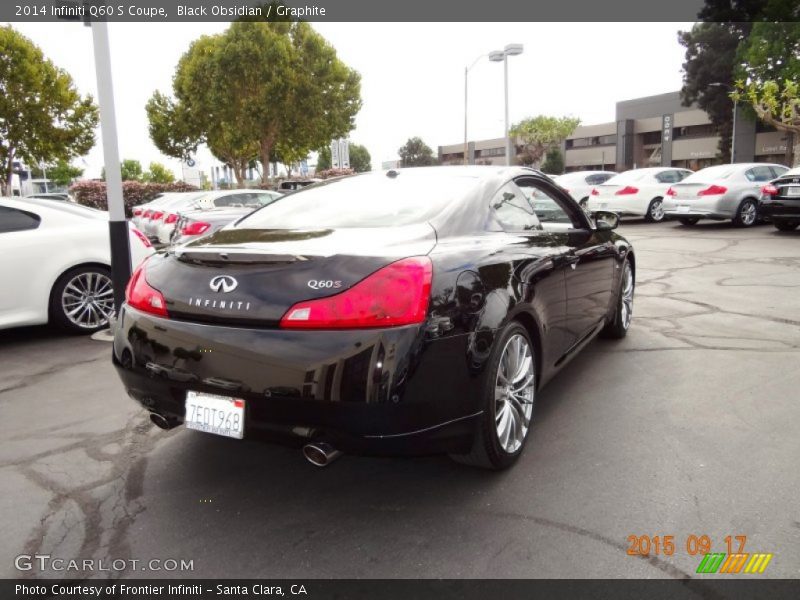 Black Obsidian / Graphite 2014 Infiniti Q60 S Coupe
