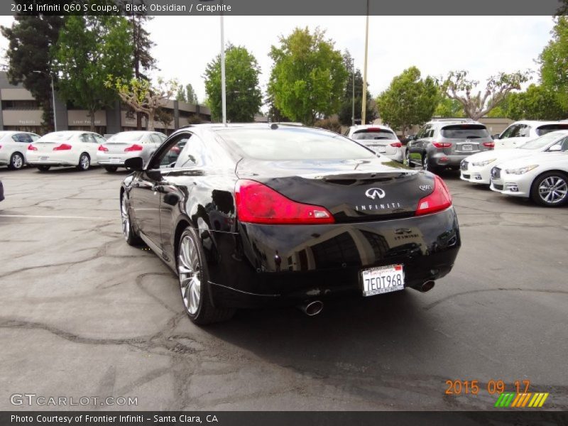 Black Obsidian / Graphite 2014 Infiniti Q60 S Coupe