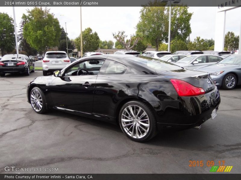 Black Obsidian / Graphite 2014 Infiniti Q60 S Coupe