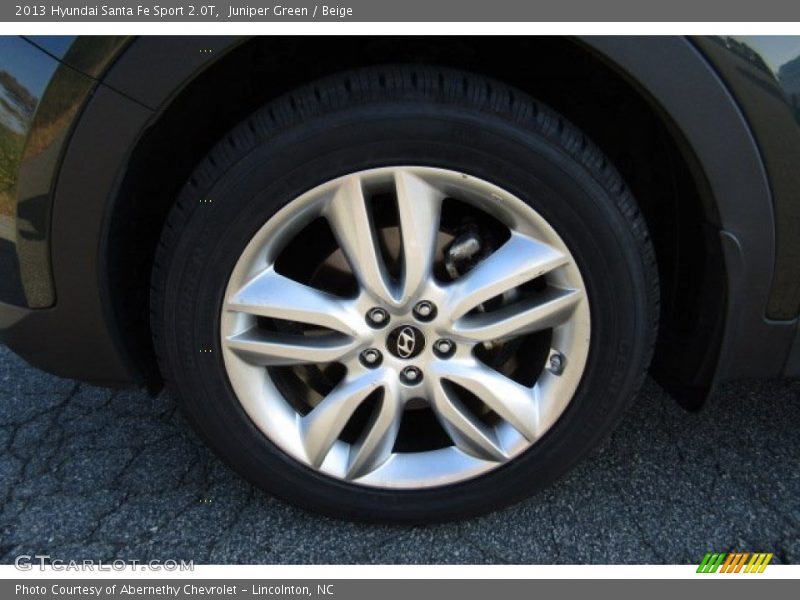 Juniper Green / Beige 2013 Hyundai Santa Fe Sport 2.0T