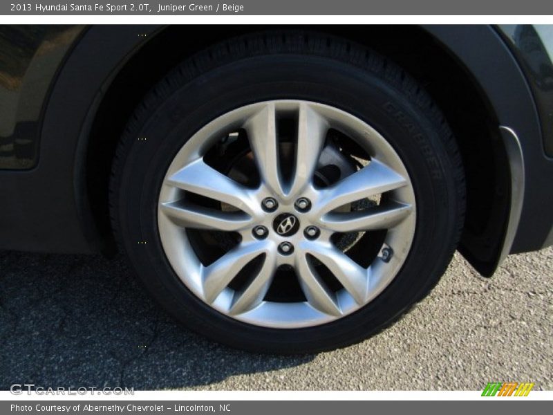 Juniper Green / Beige 2013 Hyundai Santa Fe Sport 2.0T