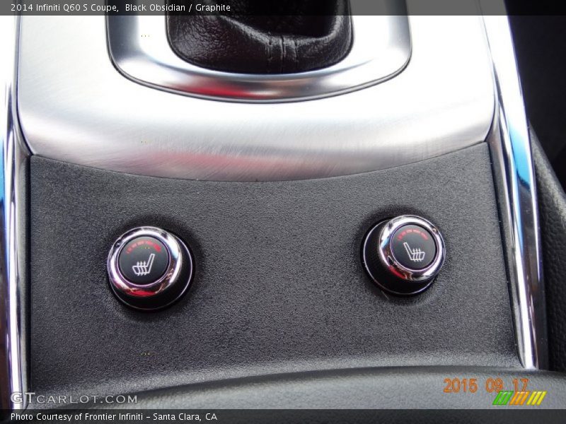 Black Obsidian / Graphite 2014 Infiniti Q60 S Coupe