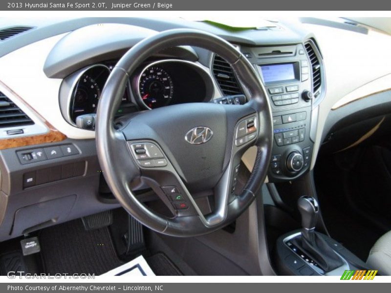 Juniper Green / Beige 2013 Hyundai Santa Fe Sport 2.0T