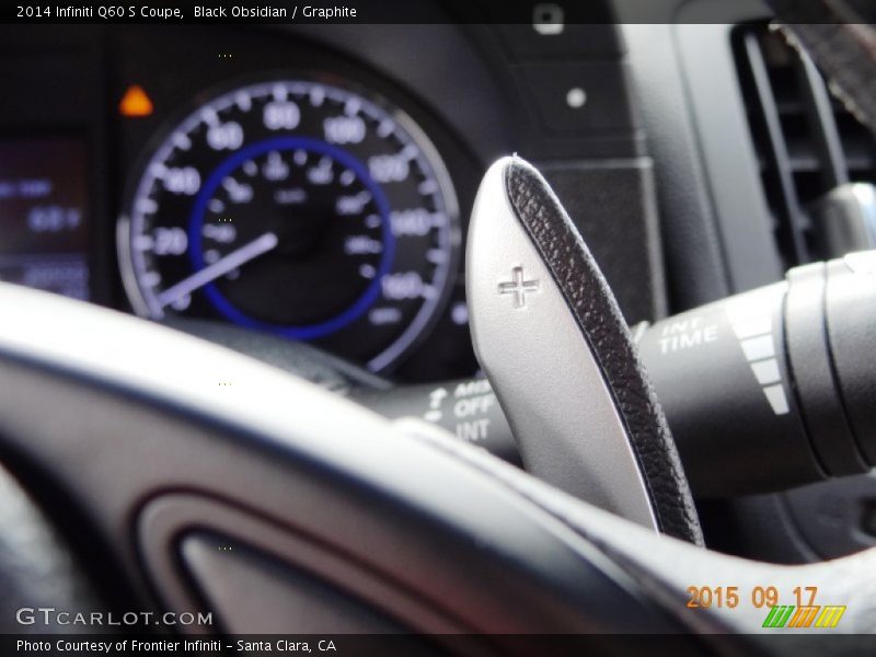 Black Obsidian / Graphite 2014 Infiniti Q60 S Coupe