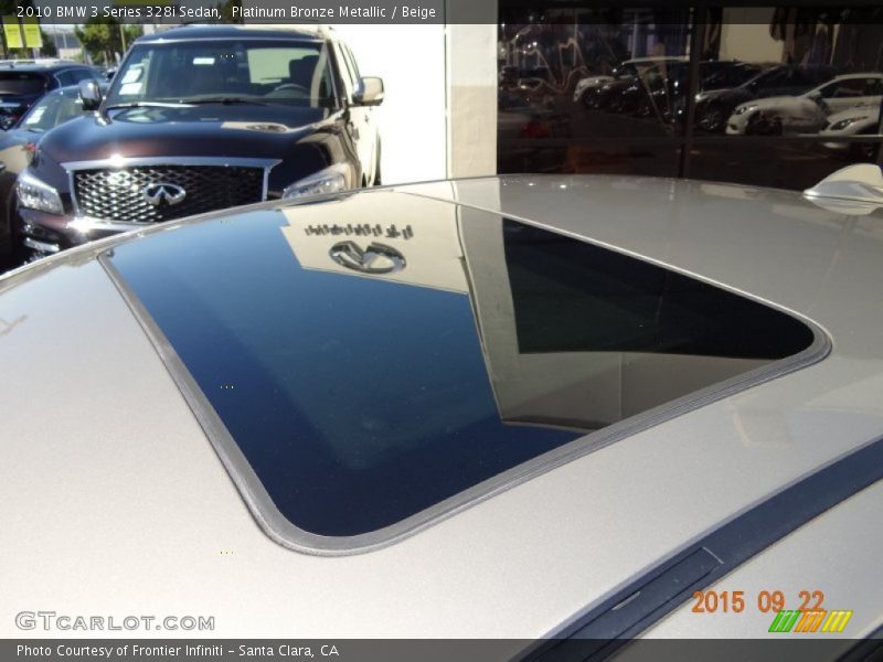 Platinum Bronze Metallic / Beige 2010 BMW 3 Series 328i Sedan