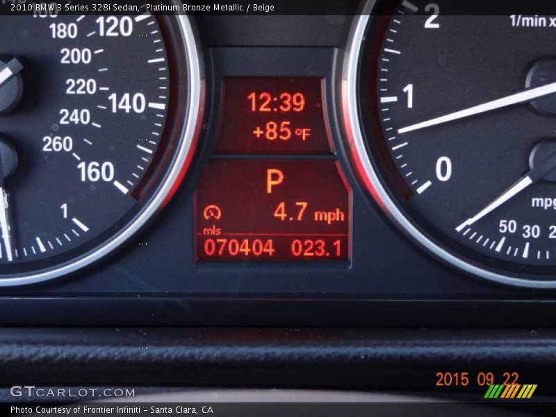 Platinum Bronze Metallic / Beige 2010 BMW 3 Series 328i Sedan