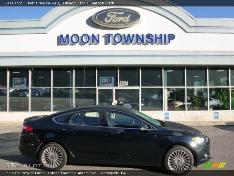 Tuxedo Black / Charcoal Black 2014 Ford Fusion Titanium AWD