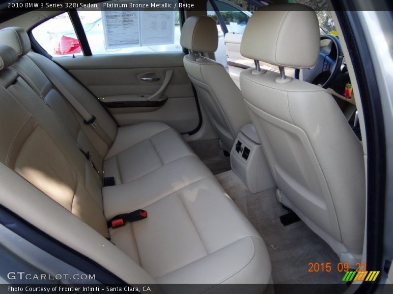 Platinum Bronze Metallic / Beige 2010 BMW 3 Series 328i Sedan