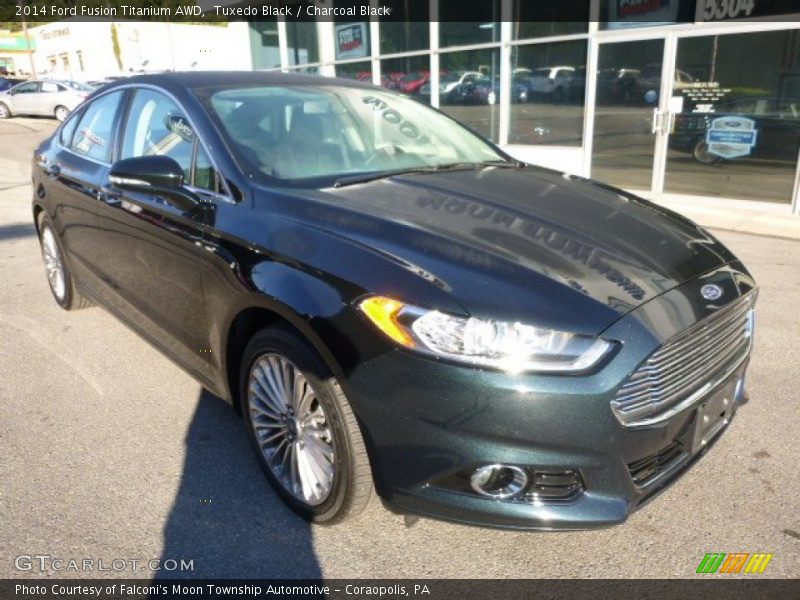 Tuxedo Black / Charcoal Black 2014 Ford Fusion Titanium AWD