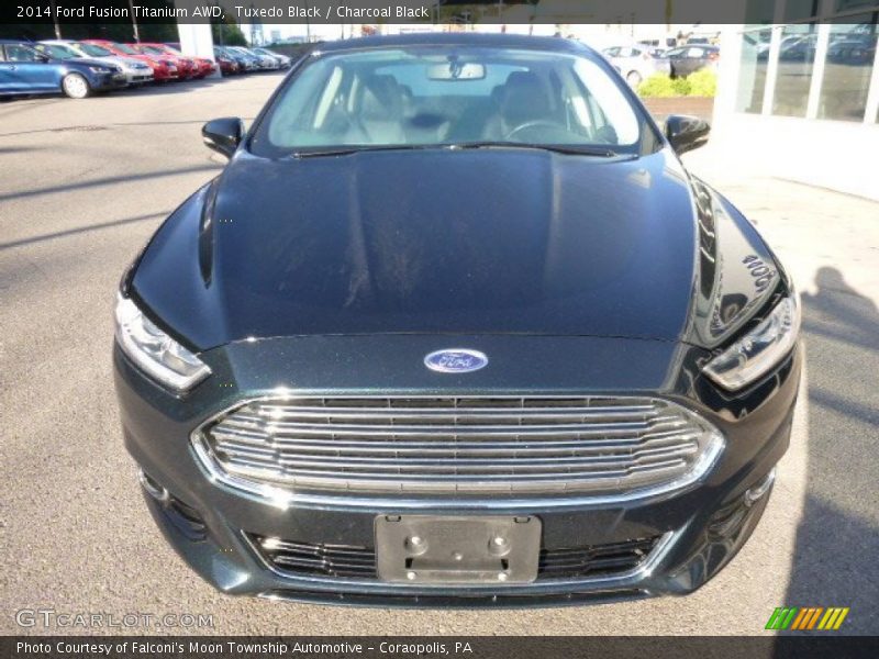Tuxedo Black / Charcoal Black 2014 Ford Fusion Titanium AWD
