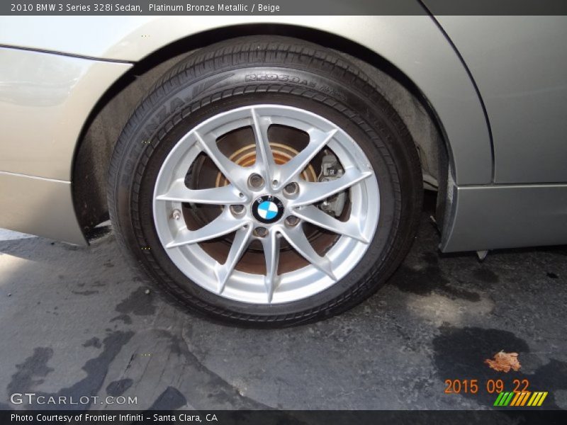 Platinum Bronze Metallic / Beige 2010 BMW 3 Series 328i Sedan