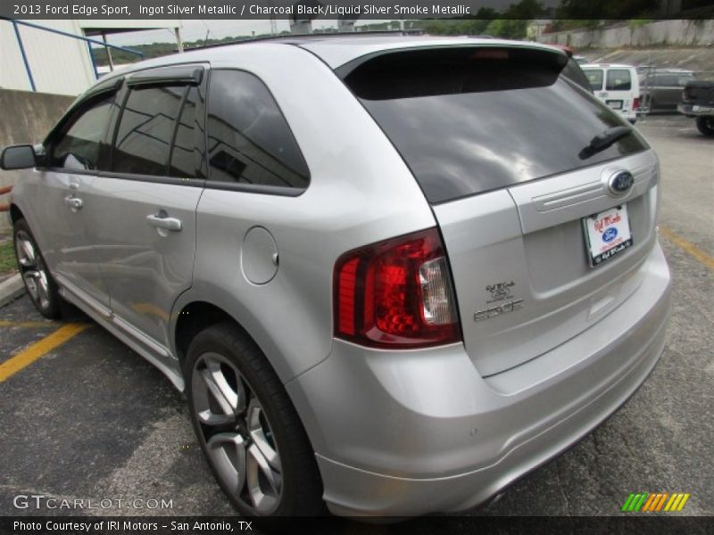 Ingot Silver Metallic / Charcoal Black/Liquid Silver Smoke Metallic 2013 Ford Edge Sport