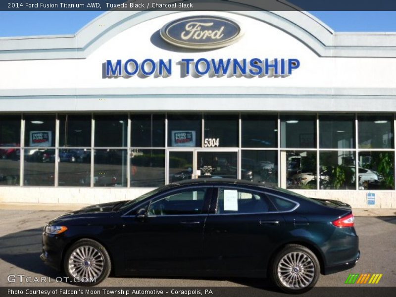 Tuxedo Black / Charcoal Black 2014 Ford Fusion Titanium AWD