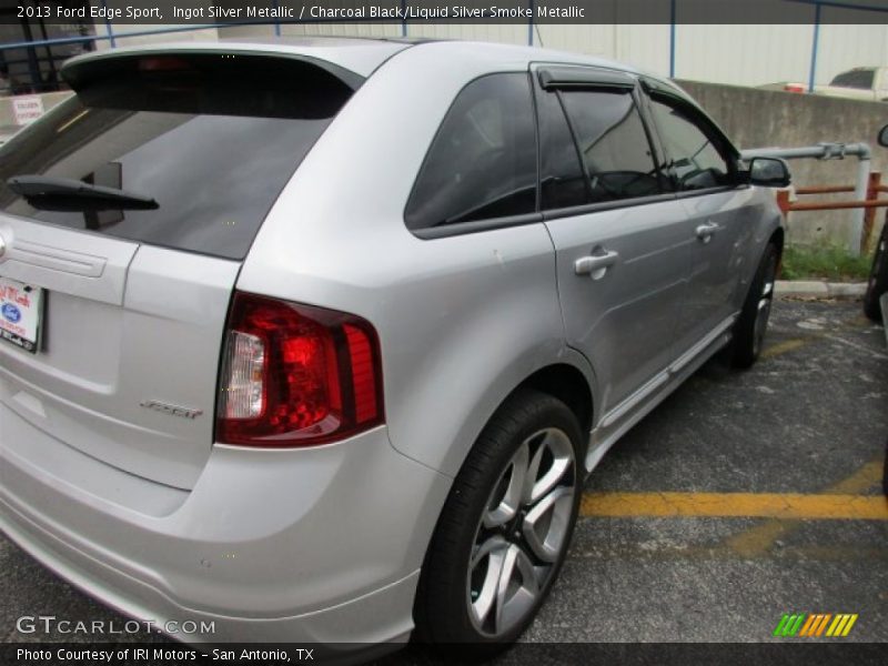 Ingot Silver Metallic / Charcoal Black/Liquid Silver Smoke Metallic 2013 Ford Edge Sport