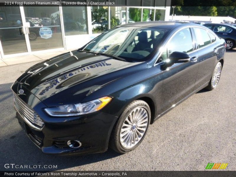 Tuxedo Black / Charcoal Black 2014 Ford Fusion Titanium AWD