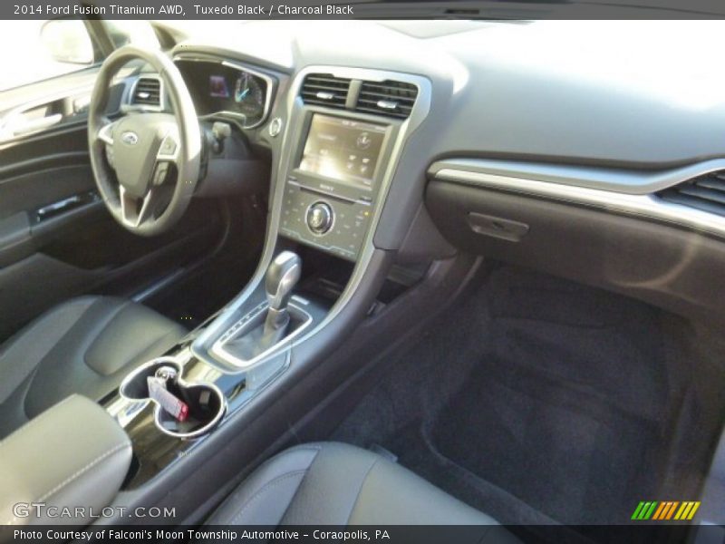 Tuxedo Black / Charcoal Black 2014 Ford Fusion Titanium AWD