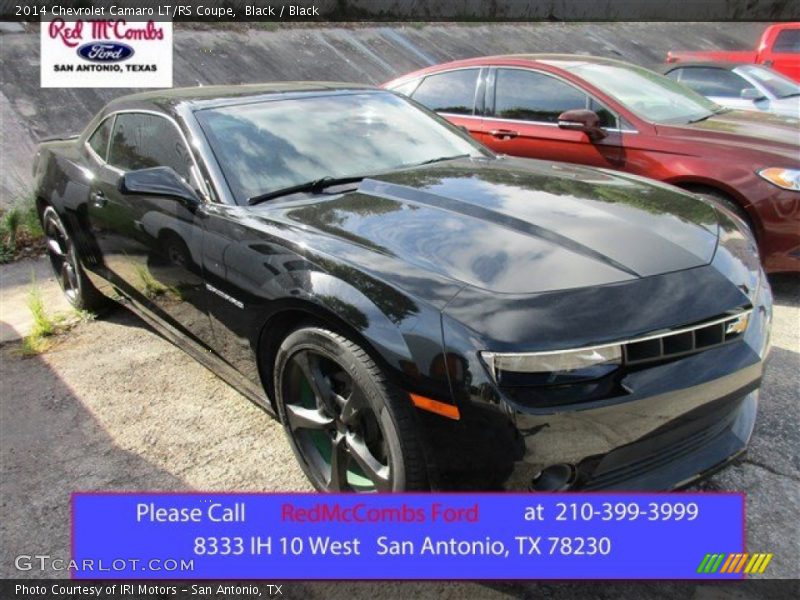 Black / Black 2014 Chevrolet Camaro LT/RS Coupe