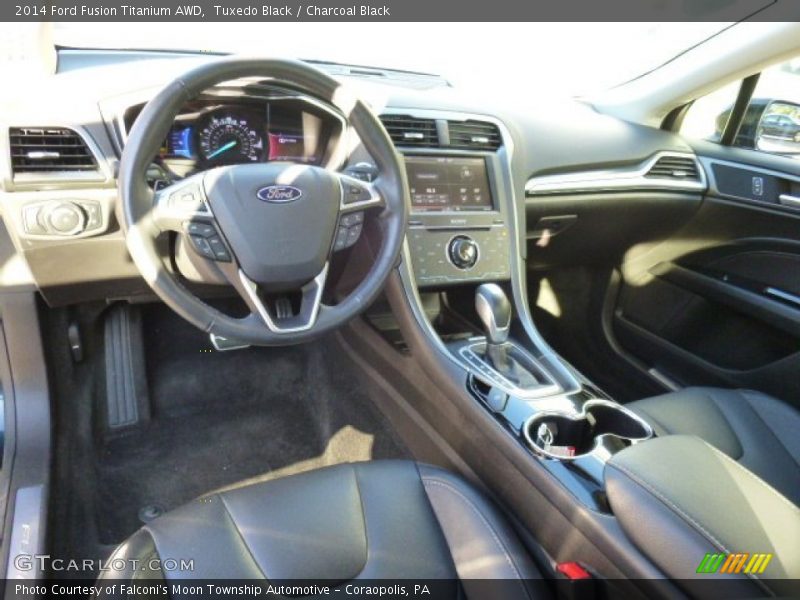 Tuxedo Black / Charcoal Black 2014 Ford Fusion Titanium AWD