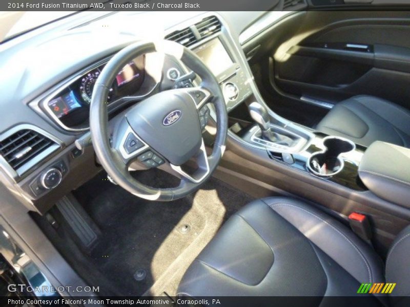Tuxedo Black / Charcoal Black 2014 Ford Fusion Titanium AWD