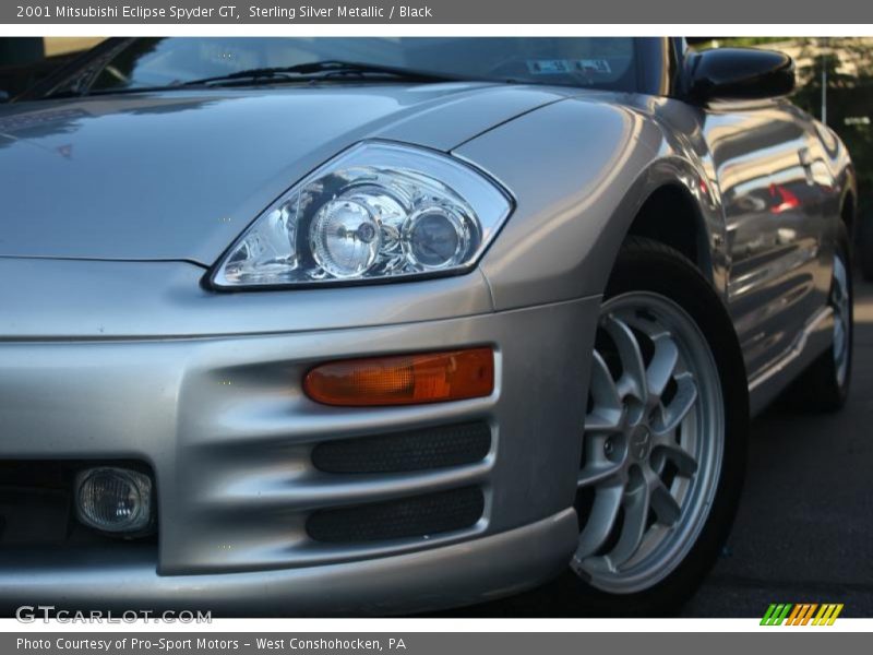 Sterling Silver Metallic / Black 2001 Mitsubishi Eclipse Spyder GT