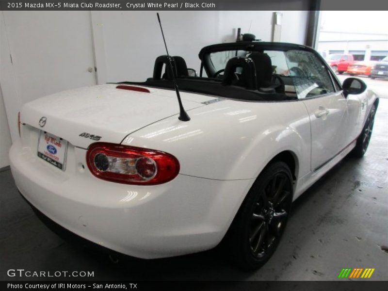 Crystal White Pearl / Black Cloth 2015 Mazda MX-5 Miata Club Roadster