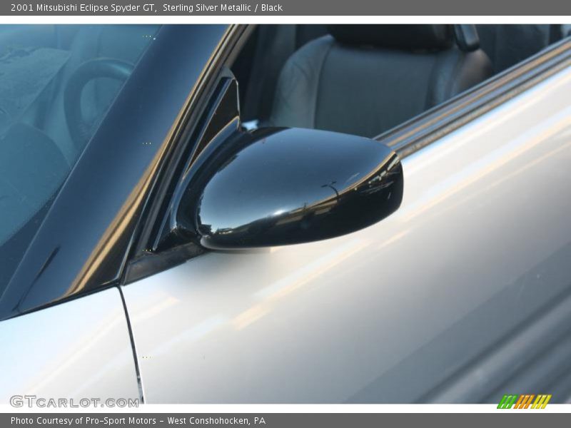 Sterling Silver Metallic / Black 2001 Mitsubishi Eclipse Spyder GT