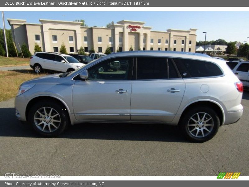 Quicksilver Metallic / Light Titanium/Dark Titanium 2016 Buick Enclave Leather