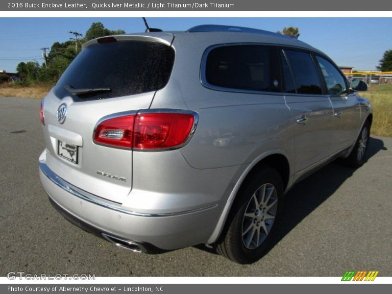 Quicksilver Metallic / Light Titanium/Dark Titanium 2016 Buick Enclave Leather