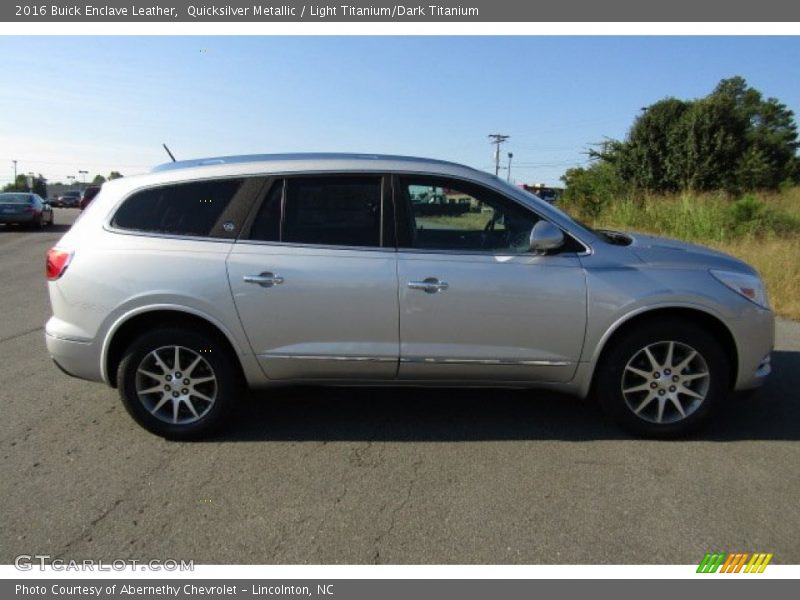Quicksilver Metallic / Light Titanium/Dark Titanium 2016 Buick Enclave Leather