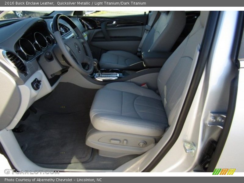 Quicksilver Metallic / Light Titanium/Dark Titanium 2016 Buick Enclave Leather