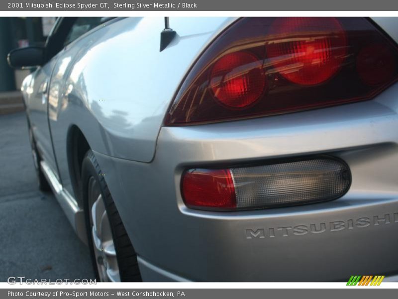 Sterling Silver Metallic / Black 2001 Mitsubishi Eclipse Spyder GT