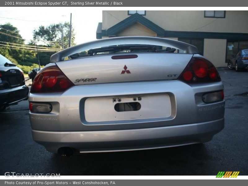 Sterling Silver Metallic / Black 2001 Mitsubishi Eclipse Spyder GT