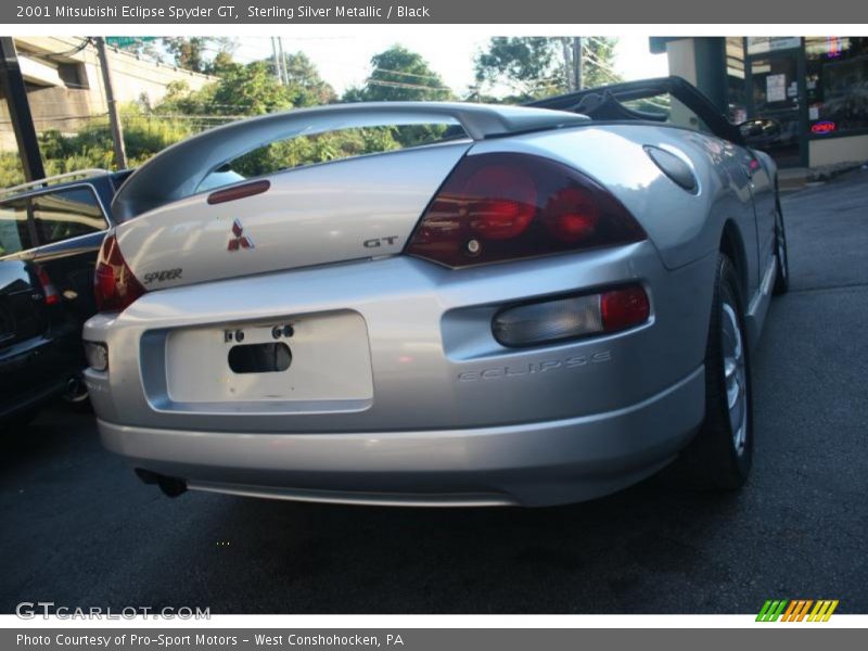 Sterling Silver Metallic / Black 2001 Mitsubishi Eclipse Spyder GT