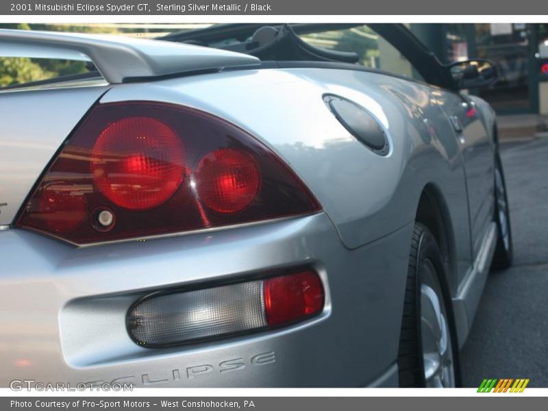 Sterling Silver Metallic / Black 2001 Mitsubishi Eclipse Spyder GT