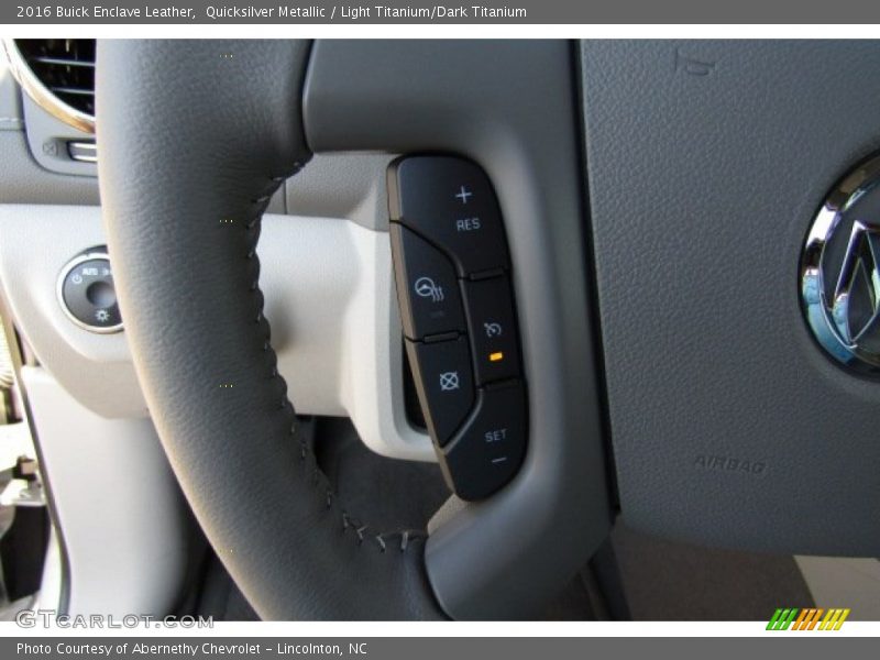 Quicksilver Metallic / Light Titanium/Dark Titanium 2016 Buick Enclave Leather