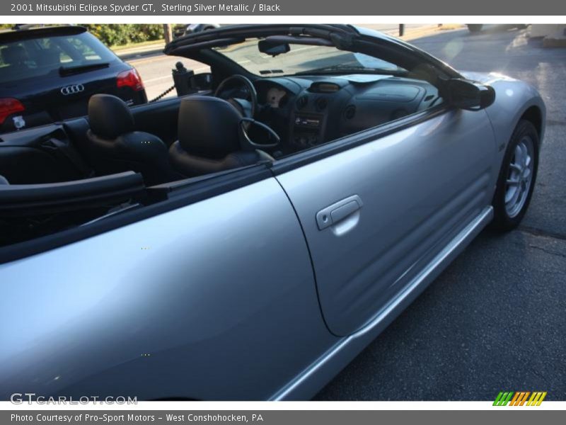 Sterling Silver Metallic / Black 2001 Mitsubishi Eclipse Spyder GT