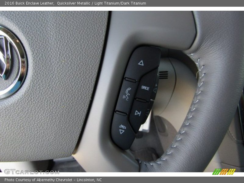Quicksilver Metallic / Light Titanium/Dark Titanium 2016 Buick Enclave Leather